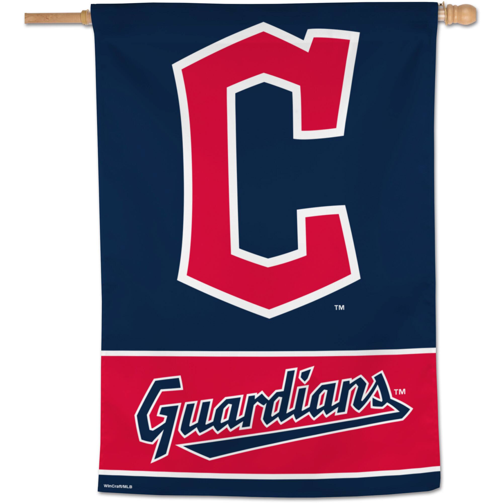 WinCraft - Cleveland Guardians 28'' x 40'' Single-Sided House Banner - Multicolor