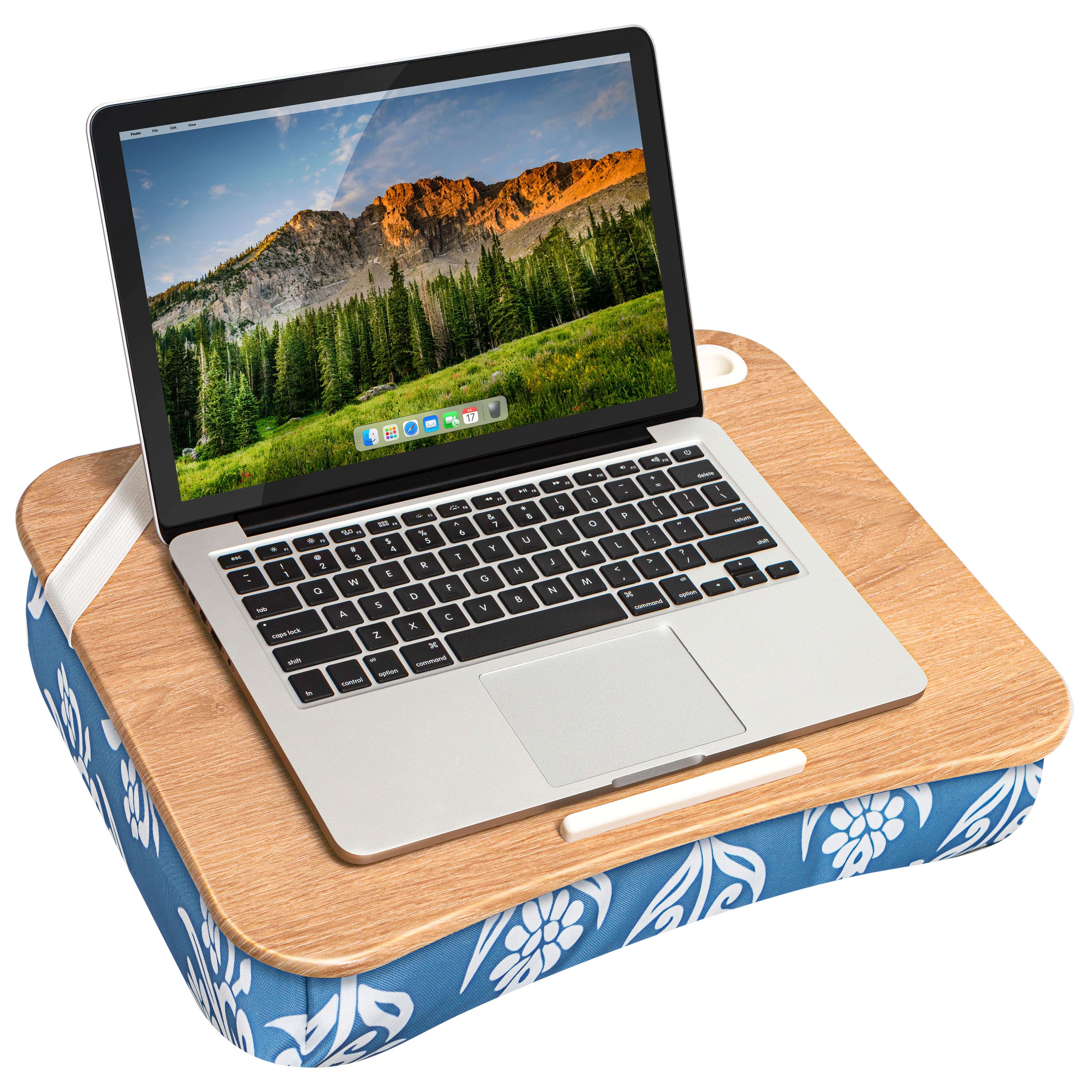 LapGear - Designer Lap Desk (Fits up to 15" Laptop) - Floral Block Print - Front_Zoom