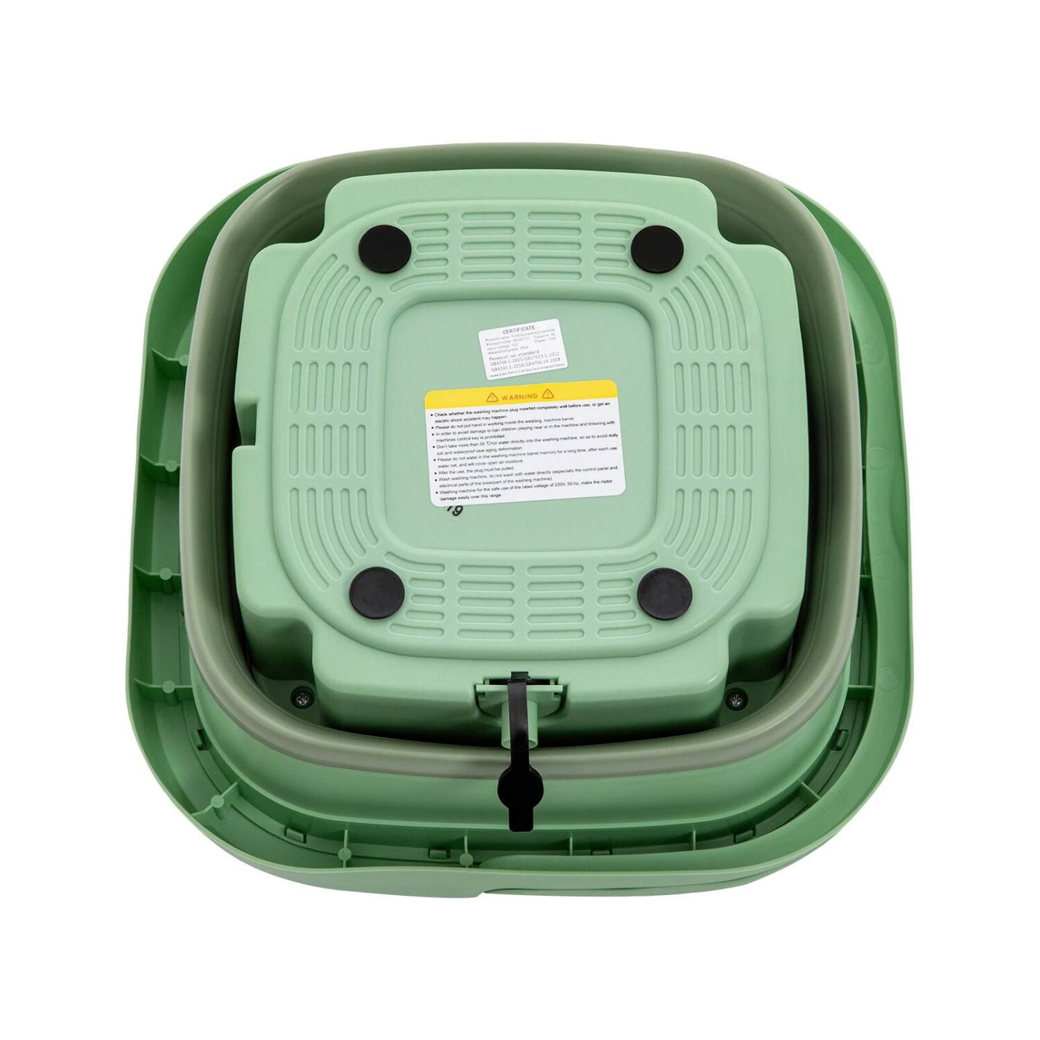 Back. Stock Preferred - 8L Foldable Portable Mini Washing Machine - Green.