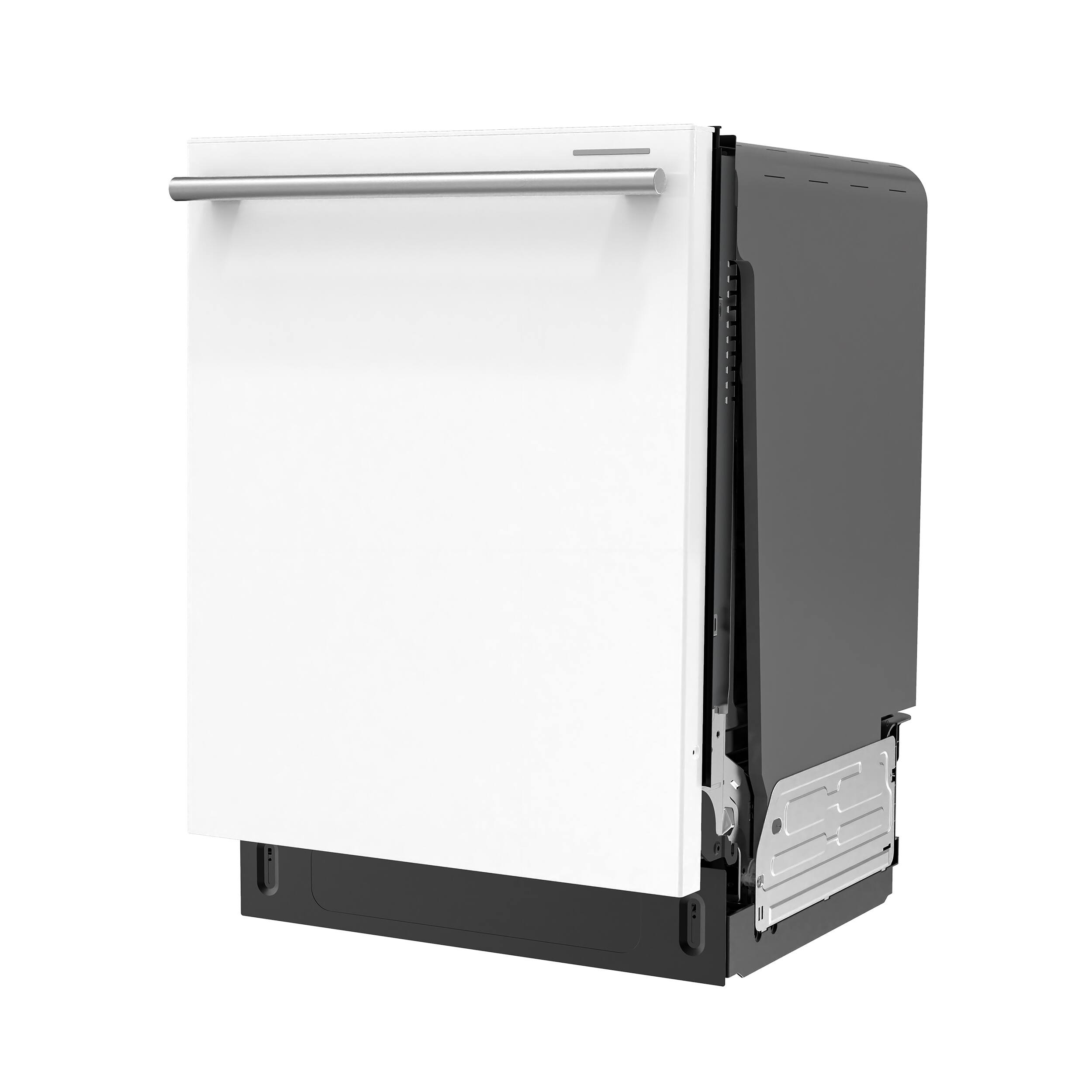 Alt View 8. Forno Appliances - Stella 24" Top Control Built-In Stainless Steel Tub Dishwasher and 44dBA - White.