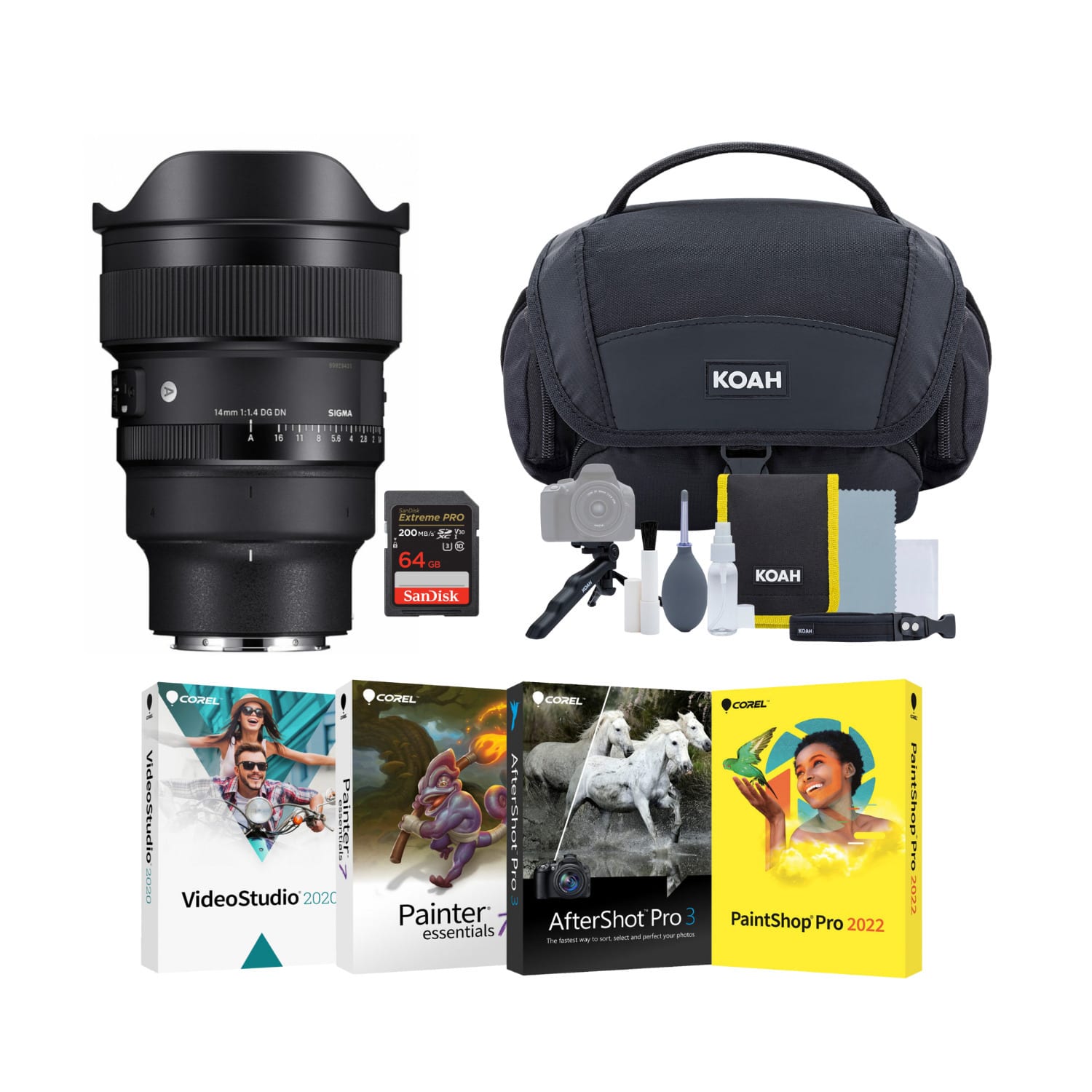 Sigma 14mm F1.4 DG DN Art Sony E Mt. High Speed AF Wide