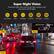Super Night Vision, Enhanced night vision even at low light condition with sony sensor and IR lights. WDR, Sony Sensor, WDR, 4 IR Lights, F1.8 Front, F1.8 Carbin, F1.8 Rear, 00:28, WDR, 2023/03/20, 10:28:52, Cabin, Rear, Front.