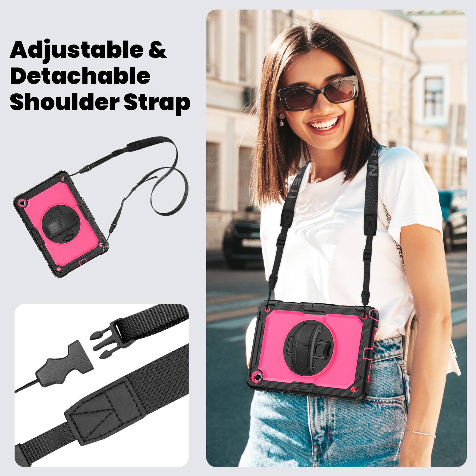 Adjustable & Detachable Shoulder Strap