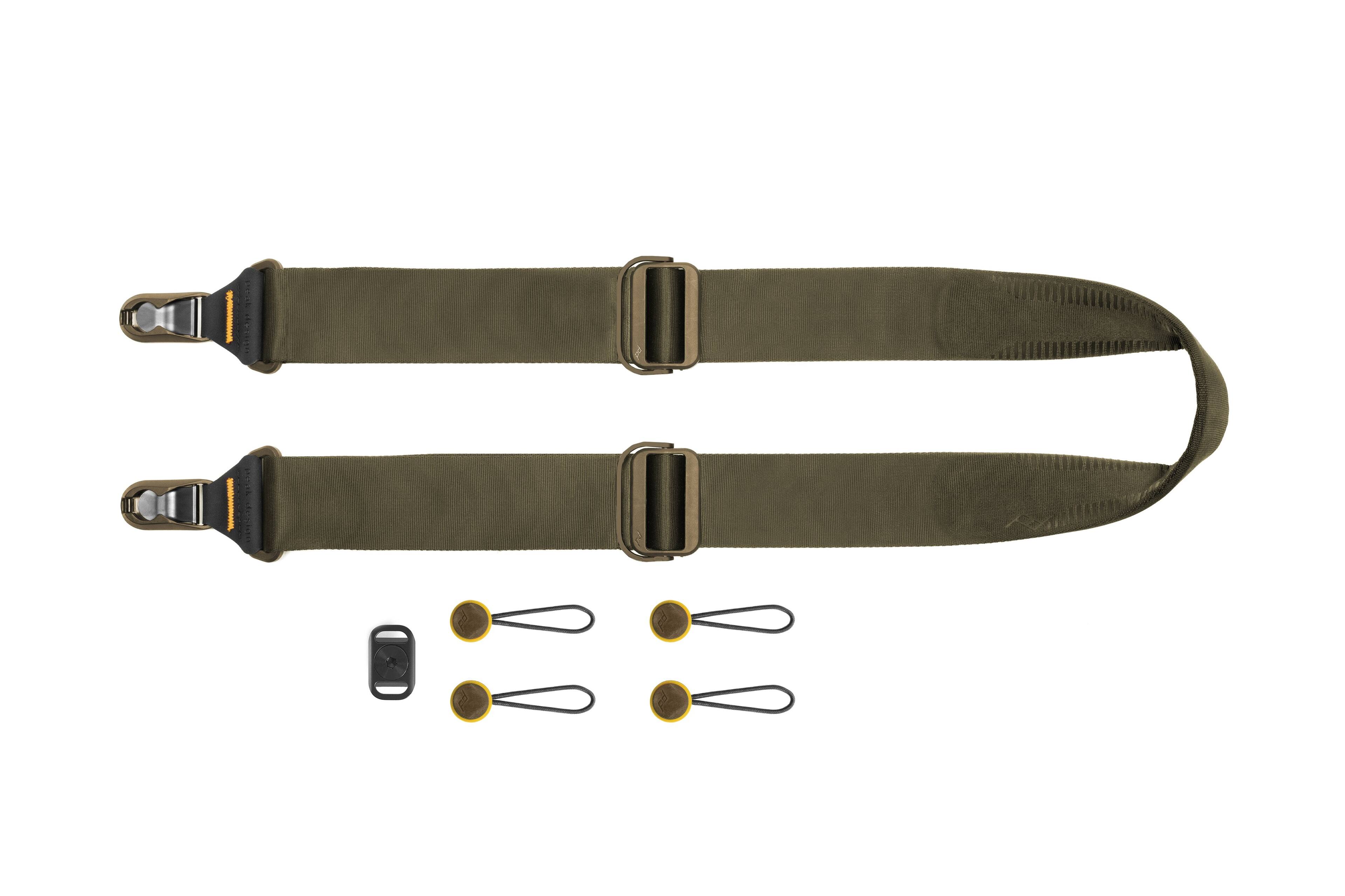 Front. Peak Design - Slide Camera Strap - Kelp.