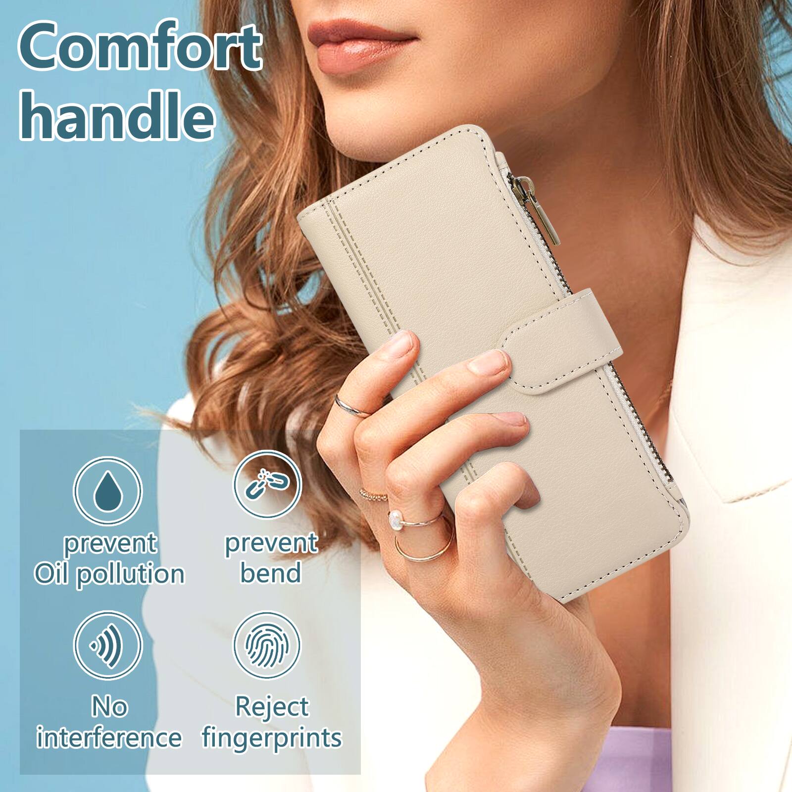 Comfort handle  
- prevent Oil pollution  
- prevent bend  
- No interference  
- Reject fingerprints