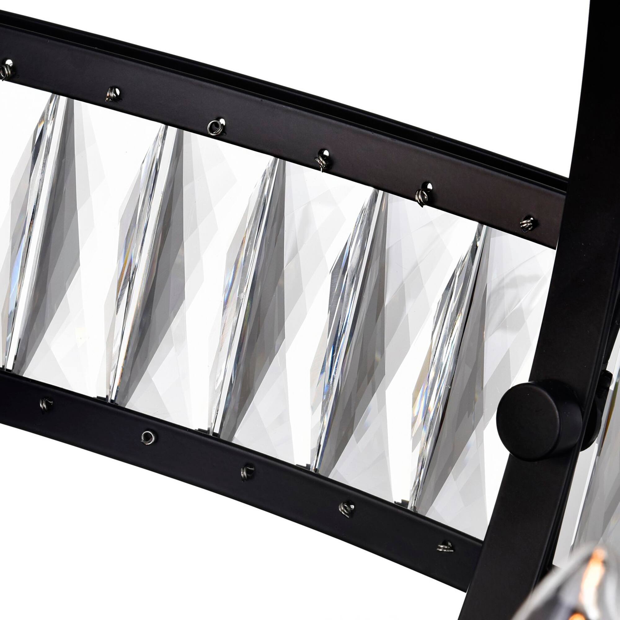 Alt View 3. CWI Lighting - Arkansas 6 Light Chandelier With Black Finish - Black.