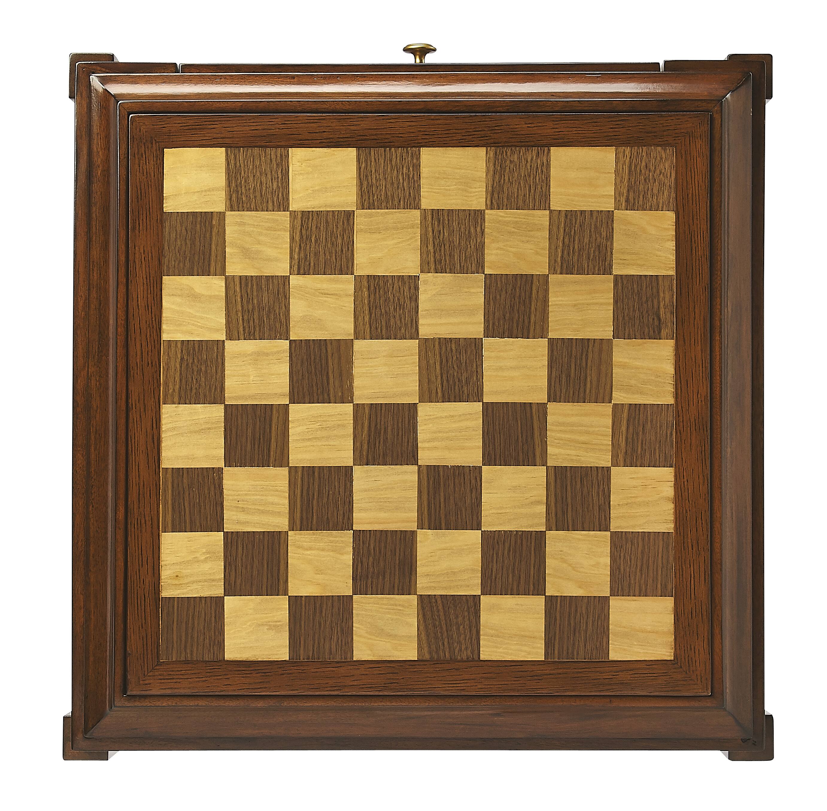 Alt View 4. Butler Specialty - Adrian Game Table - Medium Brown.