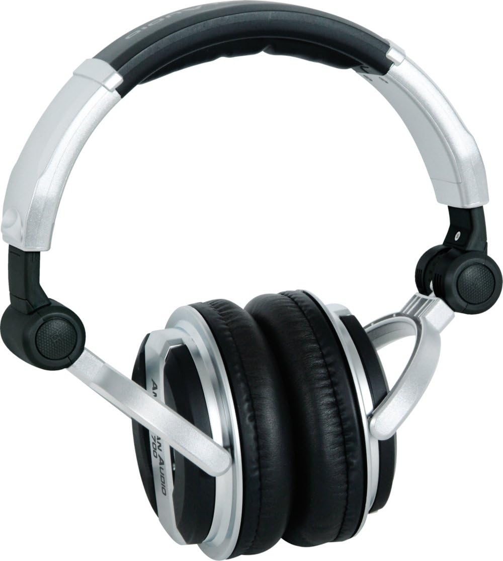 Back. American Audio - American Audio Foldable Pro DJ Headphones for Studio Monitoring, Mixing & Live Performance.