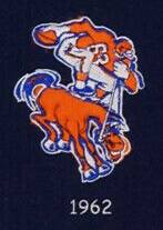 Alt View 5. Winning Streak Sports - Denver Football Broncos - High Quality Embroidered Logo Banner Flag - Established 1960 - Multi.