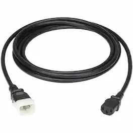 Eaton Tripp Lite Series PDU Power Cord, C13 to P-Lock C14 - North America and Europe Rated, 10A, 250V, 18AWG, 6 ft - Black