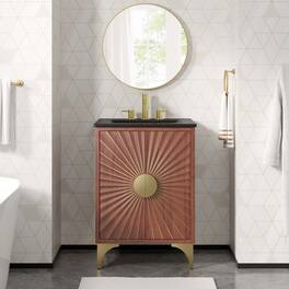 Daylight Bathroom Vanity Basin Included by Modway - Black Walnut