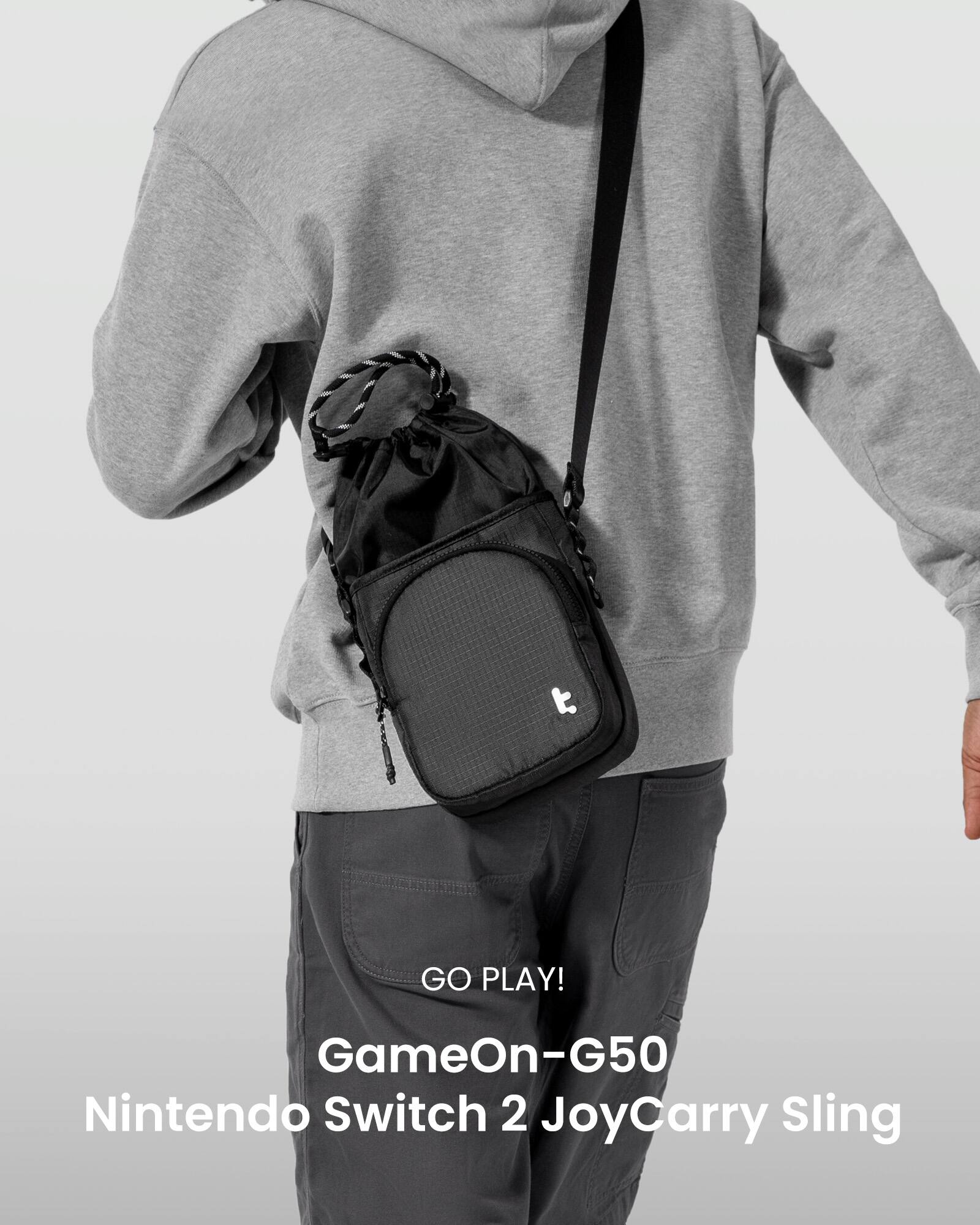 GO PLAY!  
GameOn-G50  
Nintendo Switch 2 JoyCarry Sling