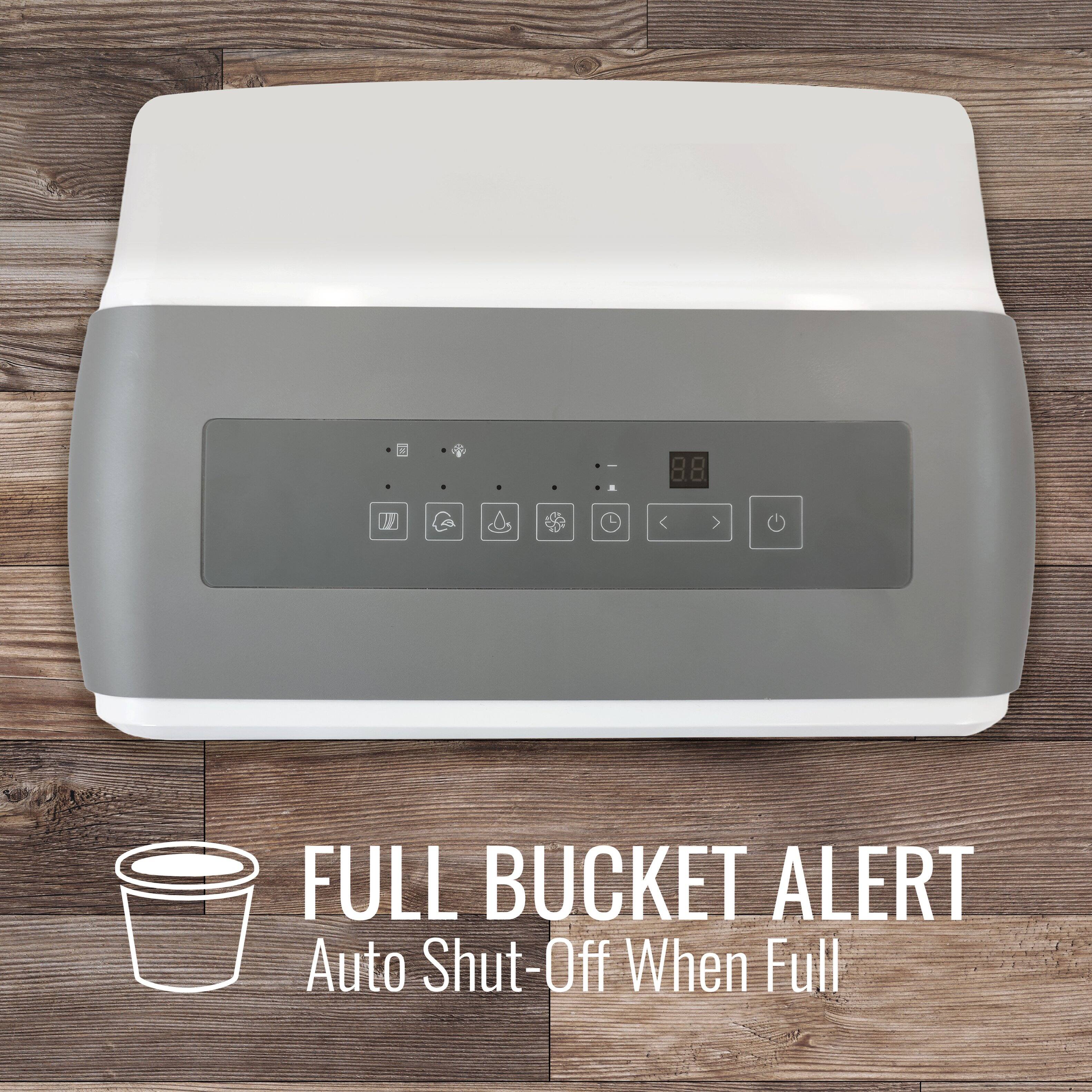 8.8 FULL BUCKET ALERT Auto Shut-Off When Full
