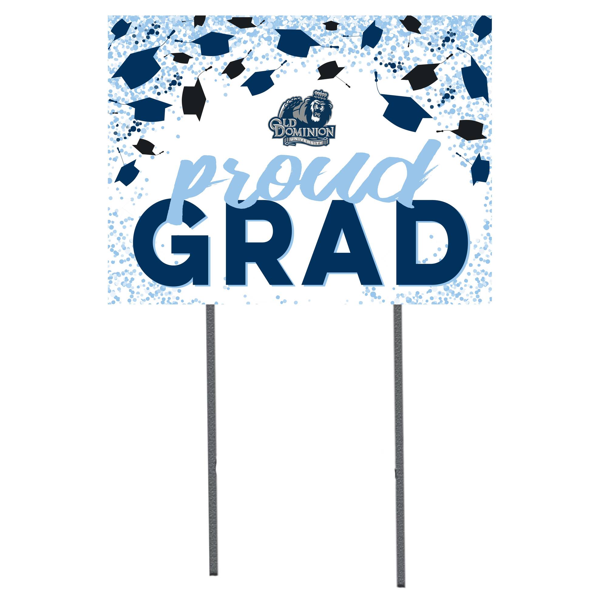 Old Dominion Monarchs 18'' x 24'' Grad Yard Sign