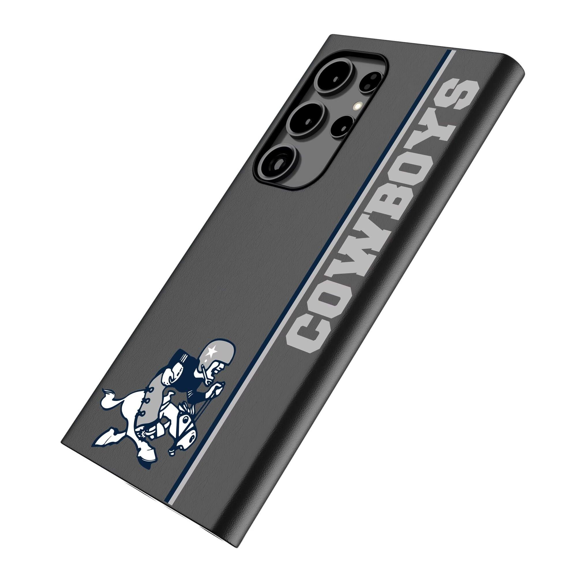 Alt View 1. Keyscaper - Dallas Cowboys Galaxy Magnetic Bump Case - S25 Ultra - Black.