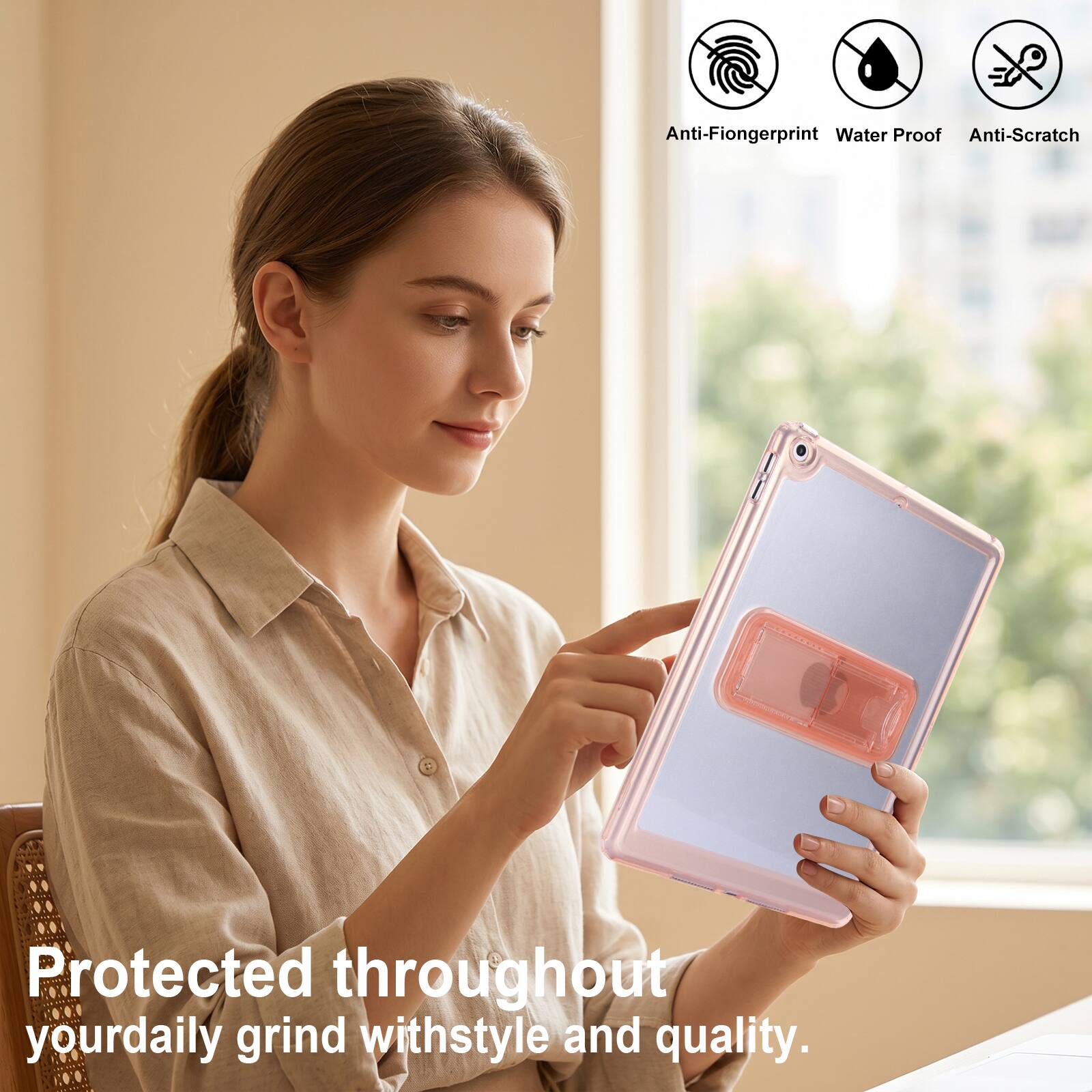 Anti-Fingerprint Water Proof Anti-Scratch Protected throughout your daily grind with style and quality.