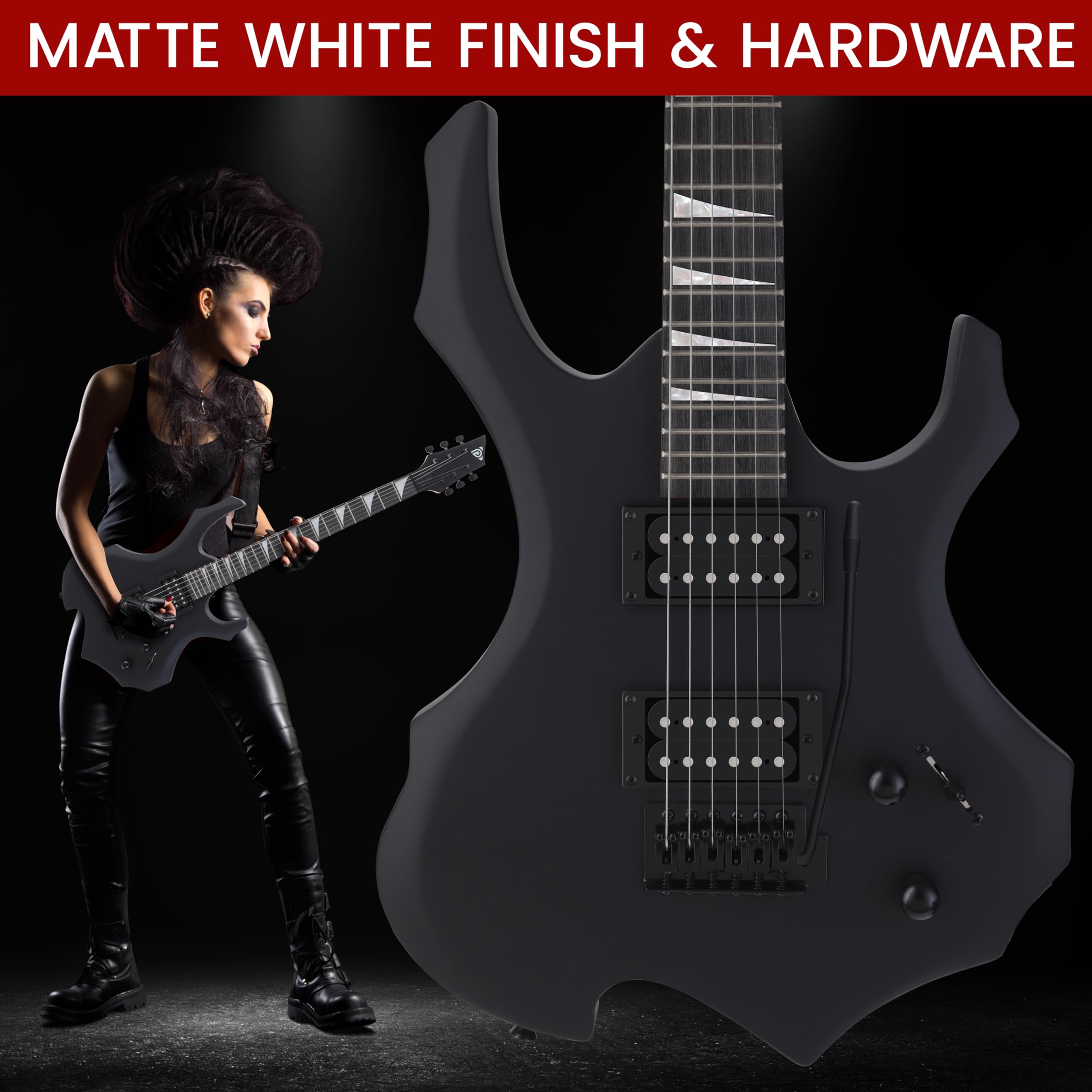 MATTE WHITE FINISH & HARDWARE