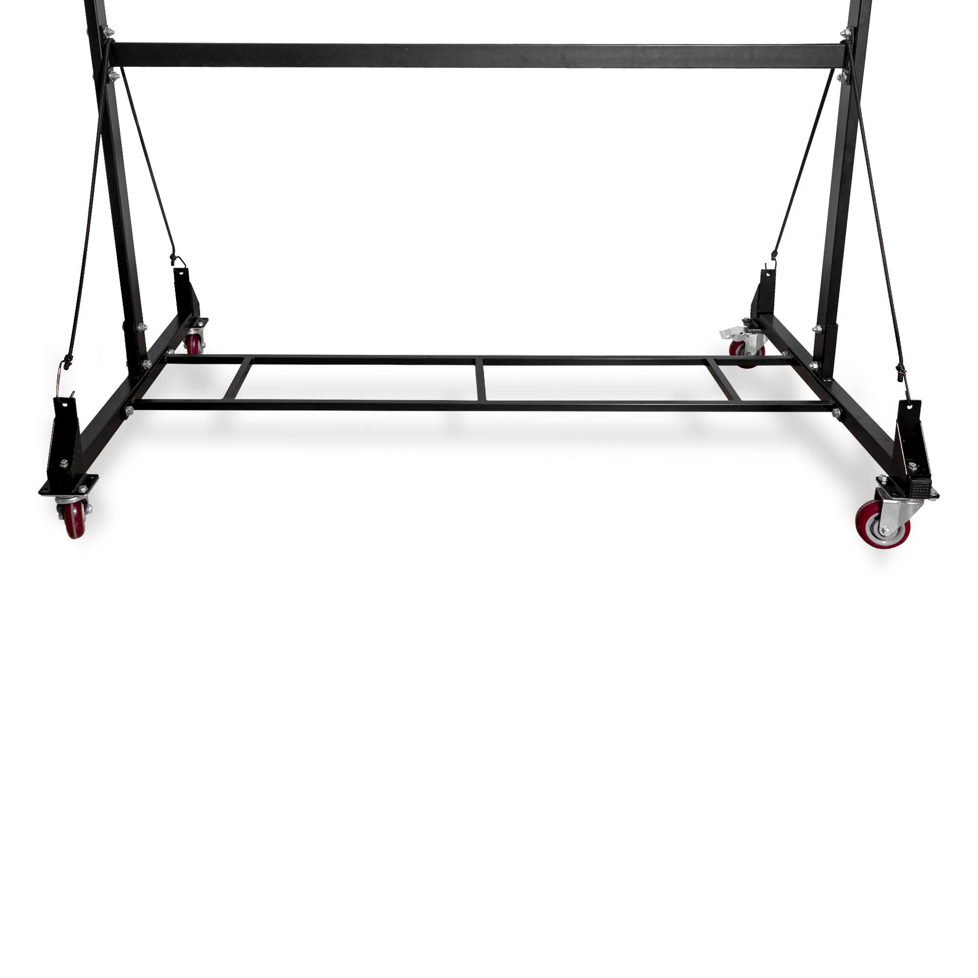 Alt View 10. AdirOffice - Folding Chair and Table Combo Cart - Black.