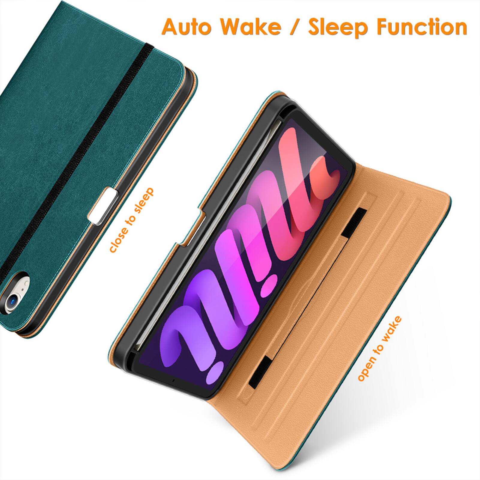 Auto Wake / Sleep Function

Close to sleep

Open to wake