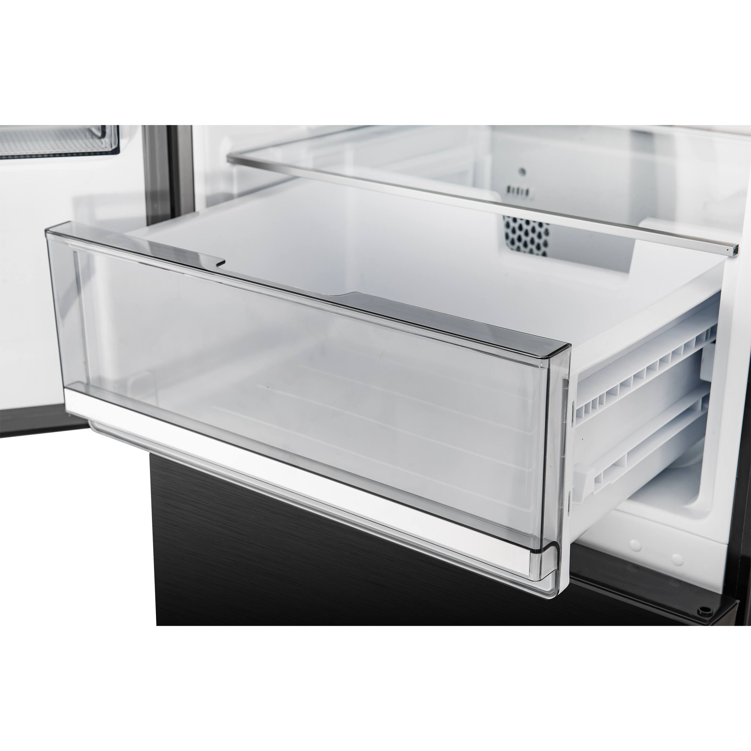 Alt View 2. Forno Appliances - Custodia 20.6 Cu. Ft. 48" Counter-Depth Side-by-Side Refrigerator Pair with Ice Maker and Total No Frost - Black - Black.