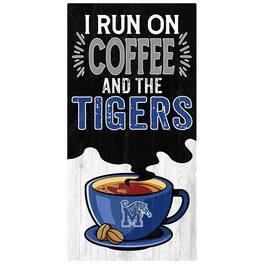Fan Creations - Memphis Tigers 6" x 12" Coffee Wall Art - Multicolor
