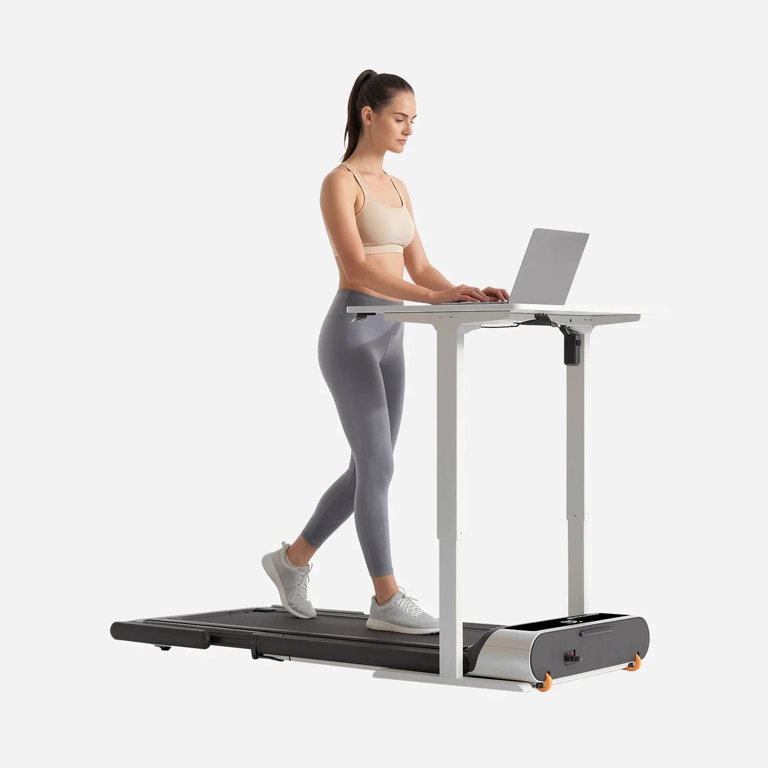 Alt View 3. WalkingPad - WALKINGPAD R3 HYBRID+ FOLDABLE TREADMILL - Black.