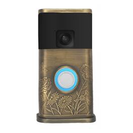 Michael Healy - Garden Video Doorbell Cover (Ring Battery Doorbell 2024 Release) - Antique Brass