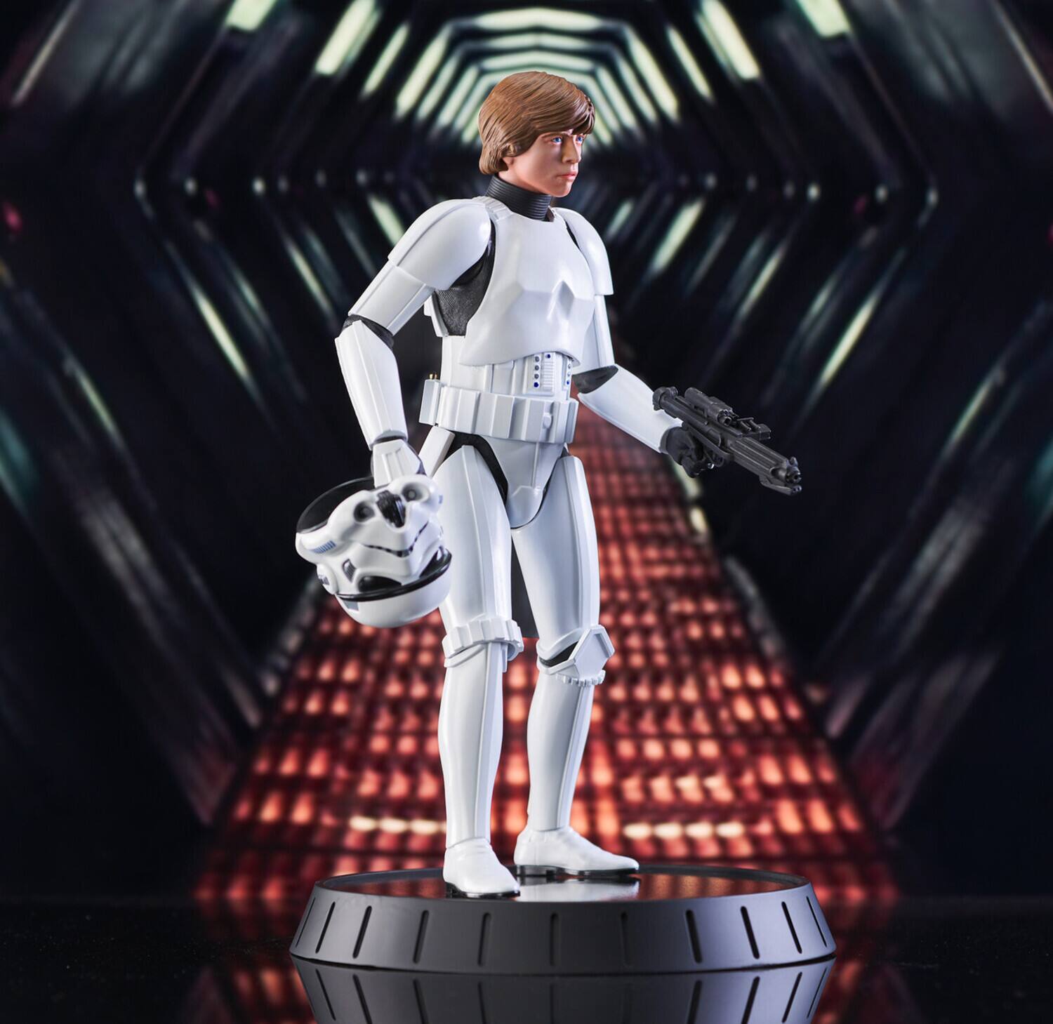 Alt View 4. Diamond Select Toys - Star Wars: ANH - Milestones - Stormtrooper Luke Statue   - Collectibles - Multicolor.