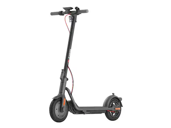 Front. NAVEE - V25 PRO Foldable Electric Scooter w/16 mi Max Operating Range & 20 mph Max Speed - Black.