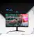 Alt View 34. Samsung - Odyssey G7 28" IPS 1ms 4K UHD FreeSync & G-Sync Compatible Gaming Monitor with HDR - Black.