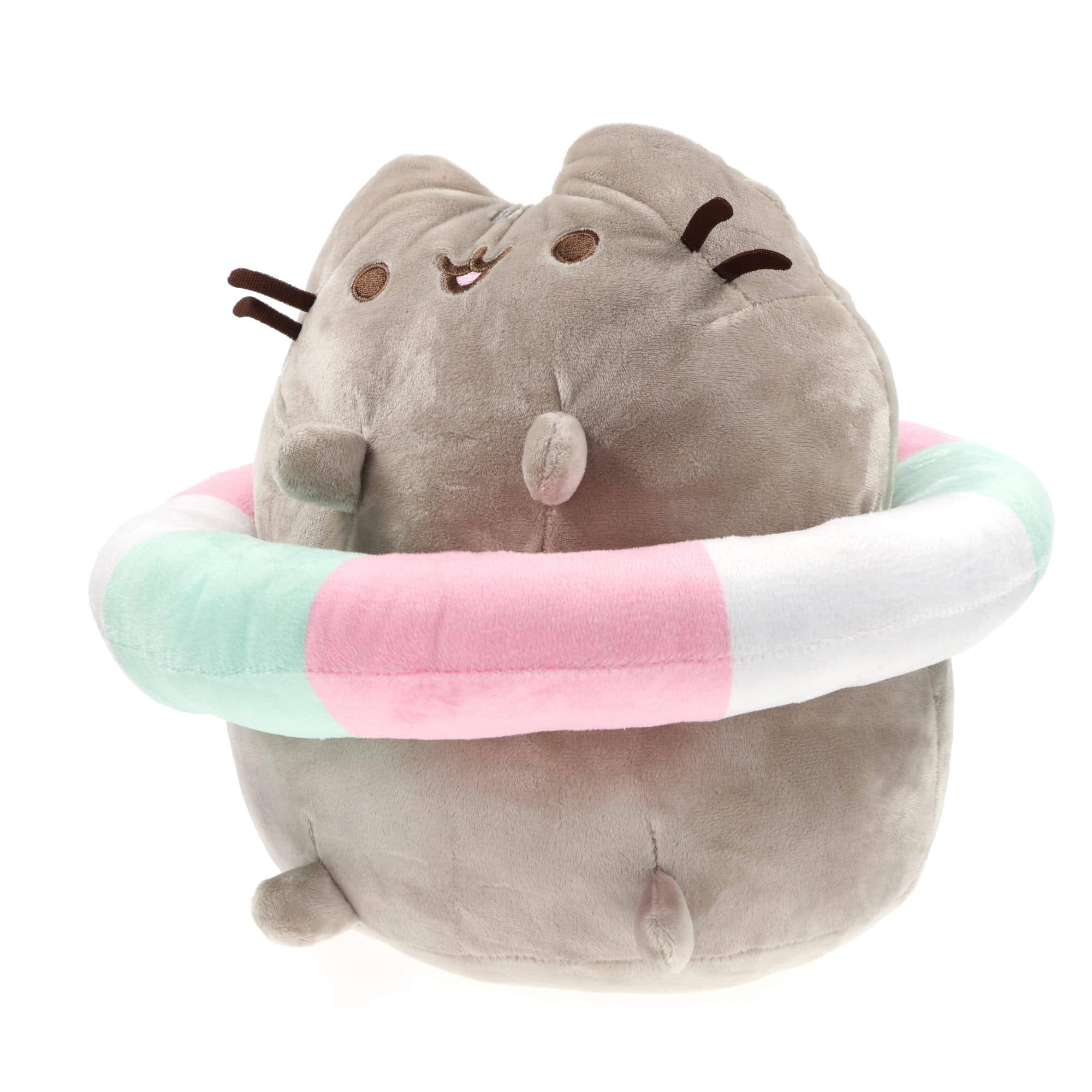 Alt View 1. Fiesta - Pusheen 13 Inch Plush | Pusheen with Floatie - Multi-Color.