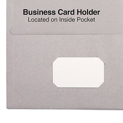 Business Card Holder  
Located on Inside Pocket