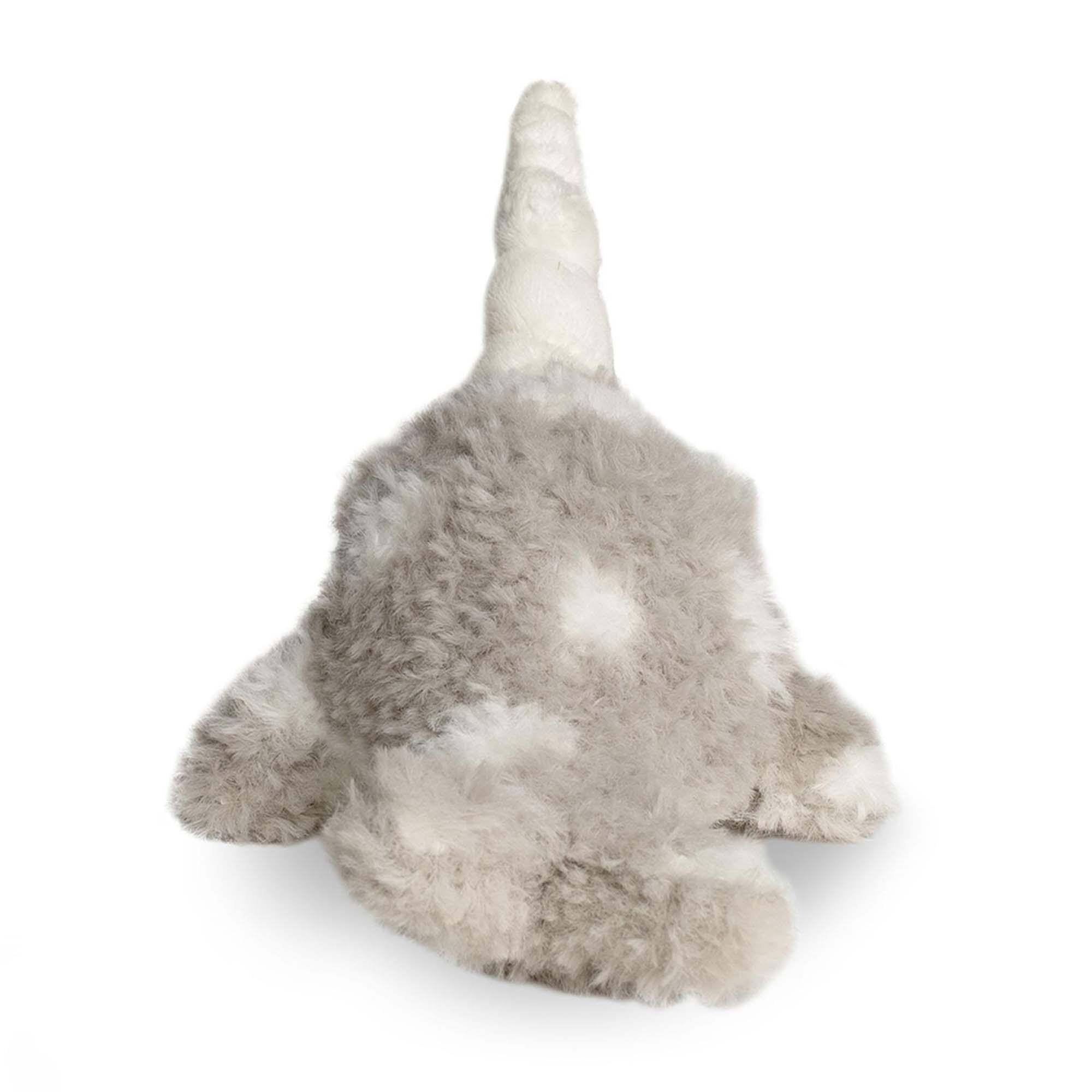Alt View 10. Kellytoy - Cute & Cuddly Narwhal 6 Inch Plush | Grey - Grey.