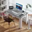 Alt View 1. Costway - Dining Table 47 Inch Kitchen Dining Table Rectangular for Small Space - Dark Gray.