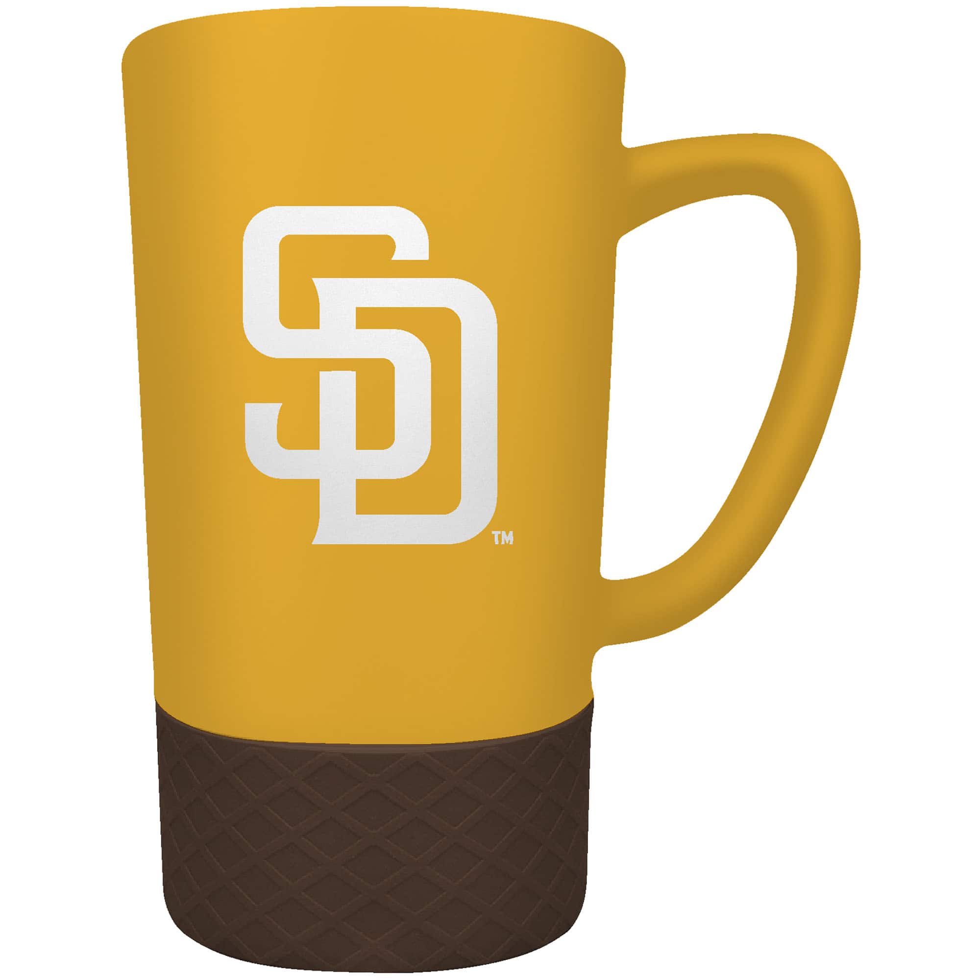 Photos - Mug / Cup American Great  Products - San Diego Padres Team Logo 16oz. Laser Etched Jump Mug - Multicolor 4989206 