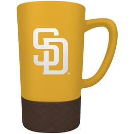 Great American Products - San Diego Padres Team Logo 16oz. Laser Etched Jump Mug - Multicolor