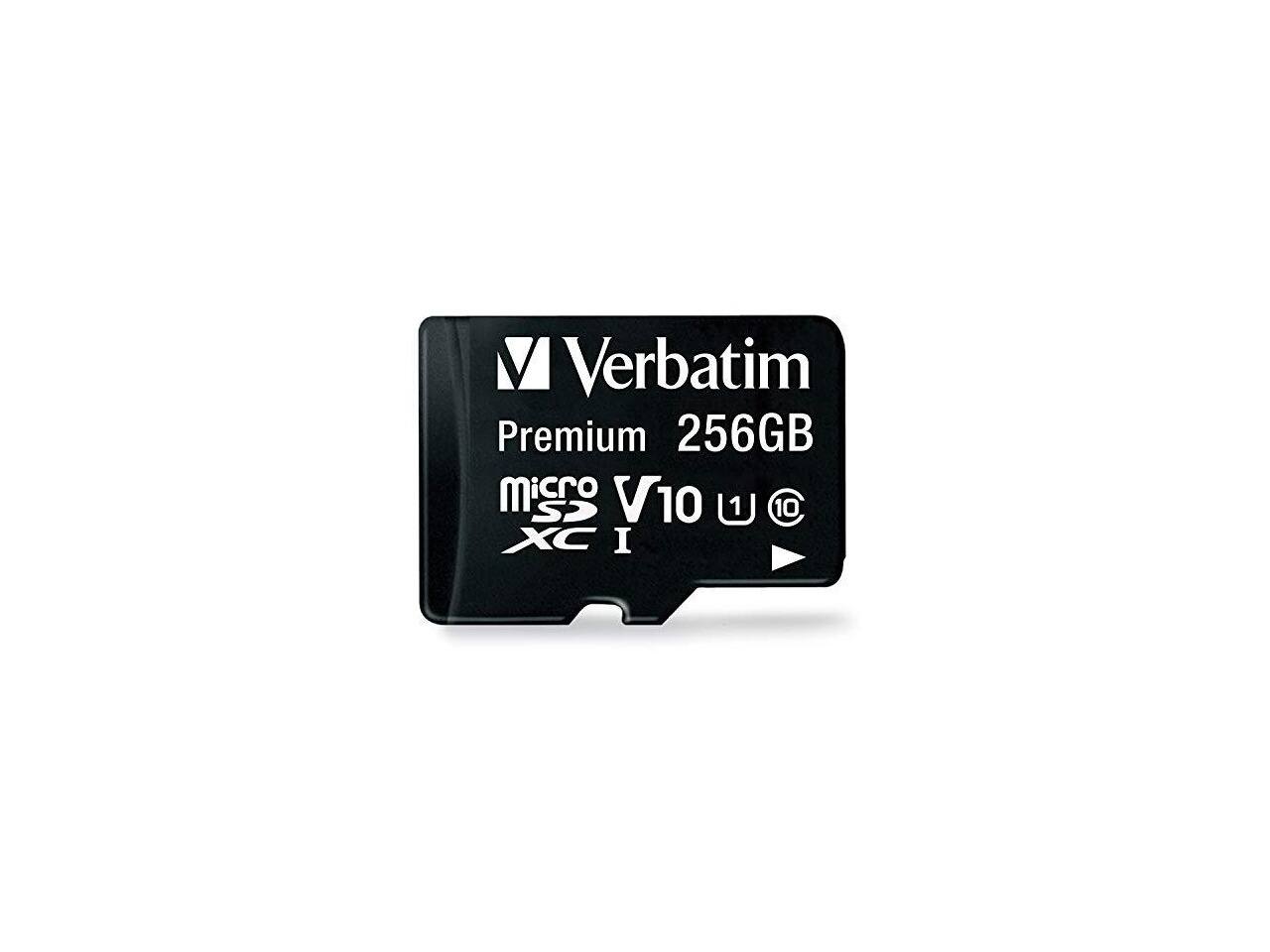 Verbatim Premium 256GB microSD V10 U1 XC I