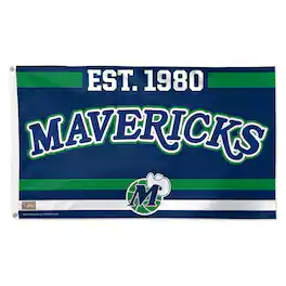 WinCraft - Dallas Mavericks 3' x 5' Single-Sided Franchise Establishment Deluxe Flag - Multicolor