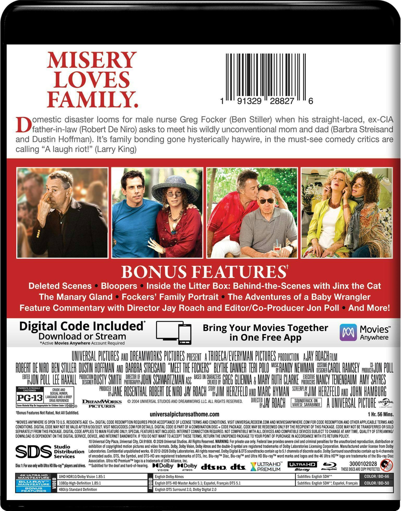 Back. Meet the Fockers   - 4K Blu-Ray.