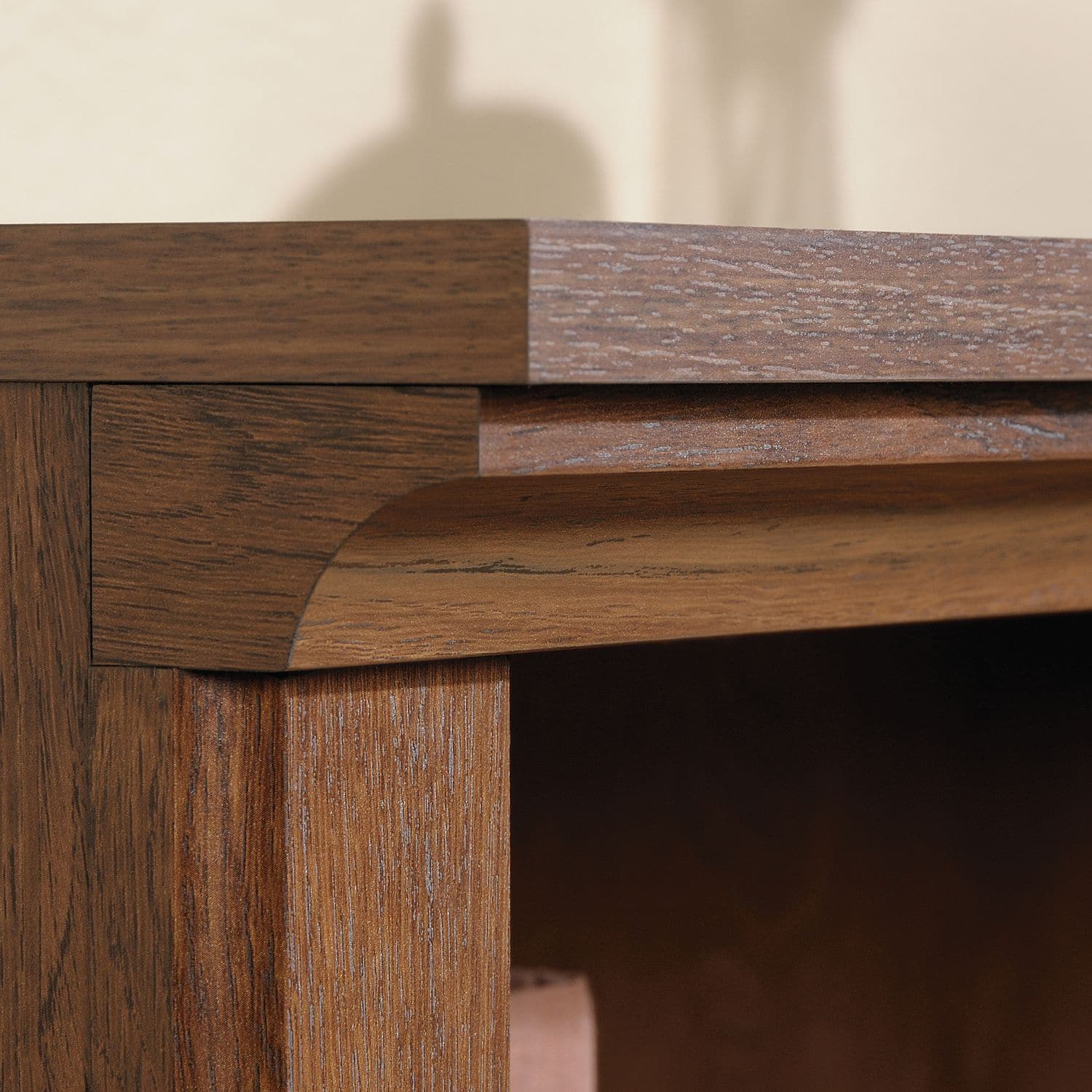 Alt View 3. Sauder - Sauder Miscellaneous Storage Bookcase Oiled Oak finish - Oiled Oak.