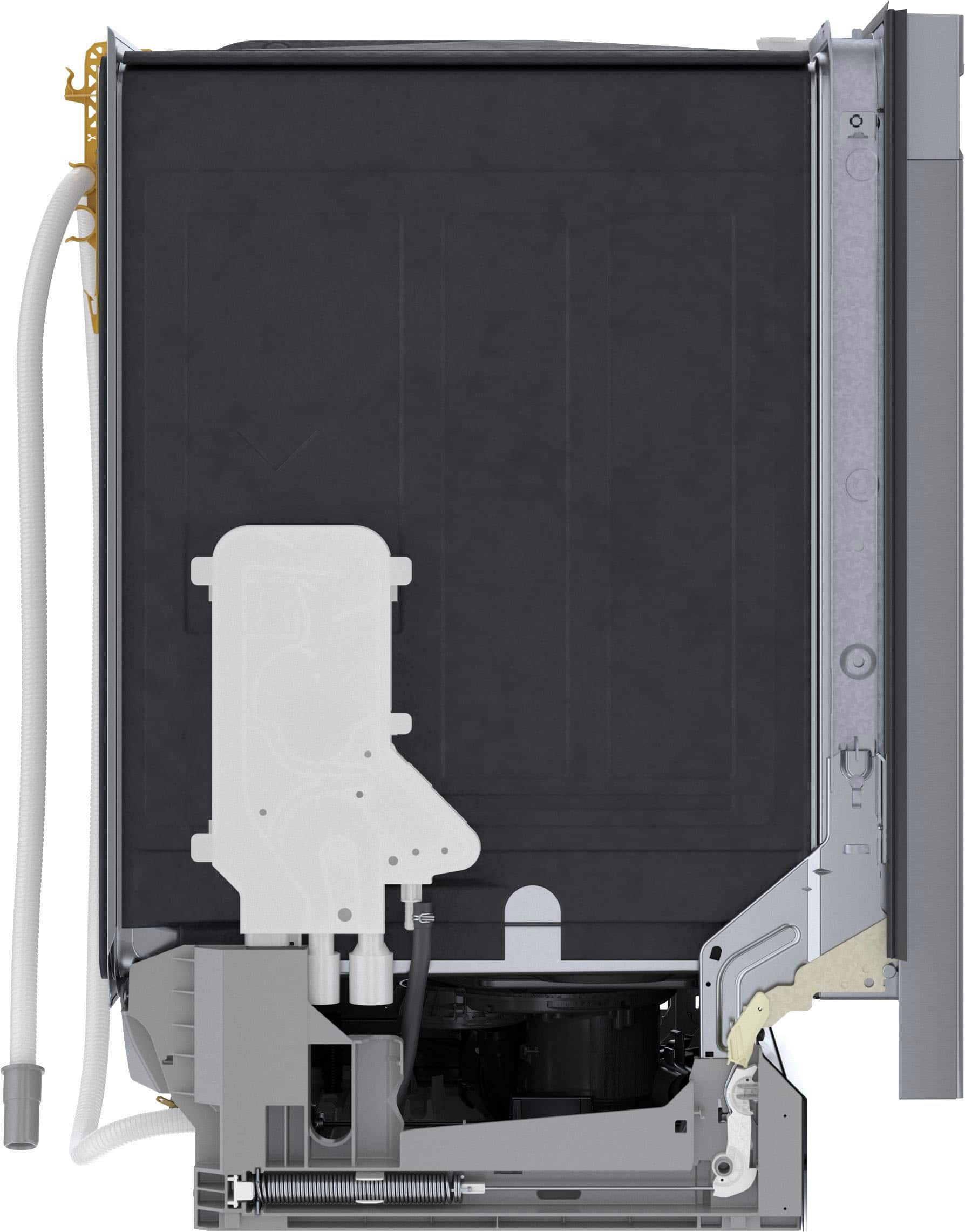 Alt View 12. Bosch - 300 Series 24" Front Control Smart Built-In Stainless Steel Tub Dishwasher with 3rd Rack and AquaStop Plus, 46 dBA - Stainless Steel.