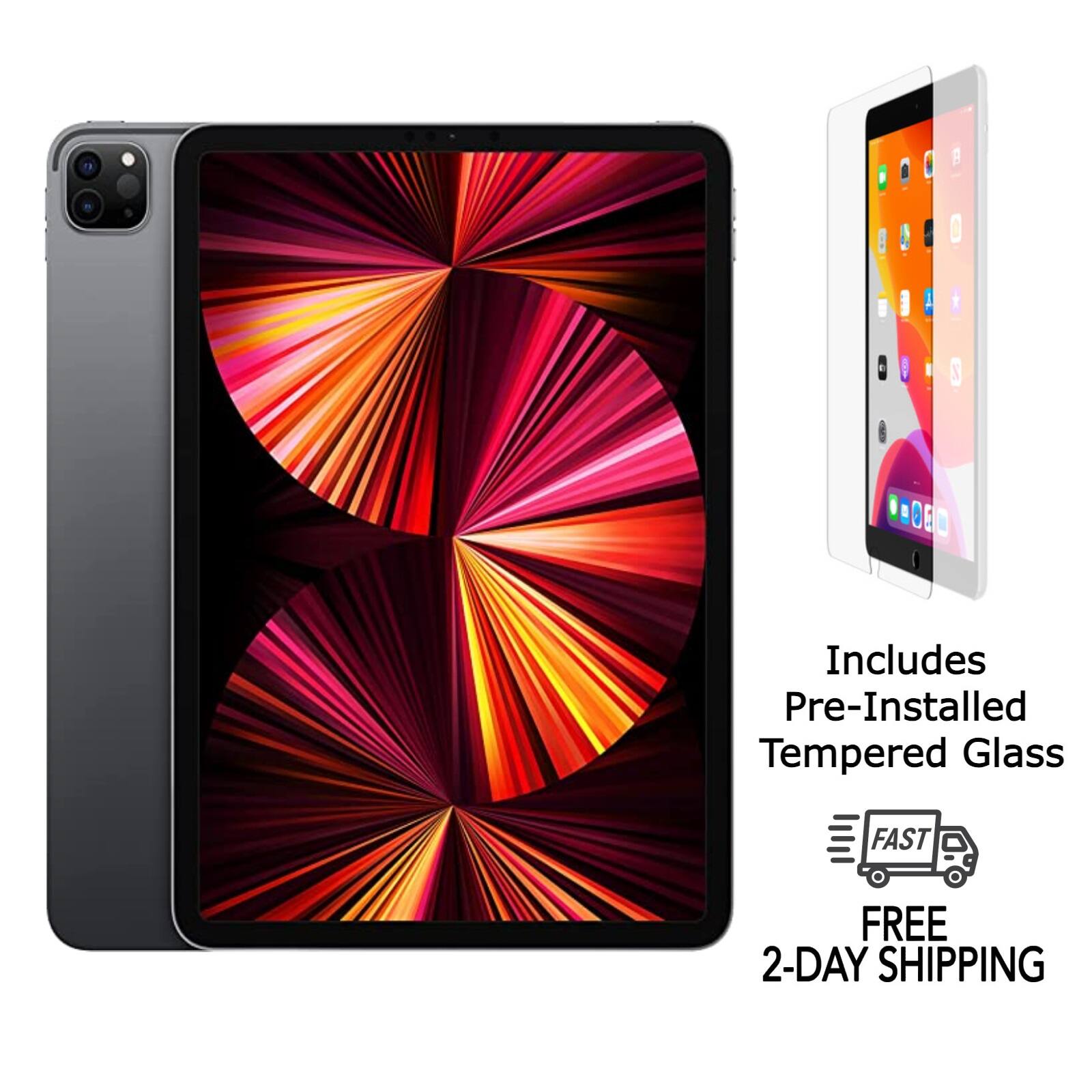 Includes Pre-Installed Tempered Glass  
FAST FREE 2-DAY SHIPPING