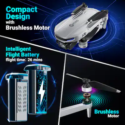 Contixo F28 GPS Drone with Remote Controller Silver F28 - Best Buy