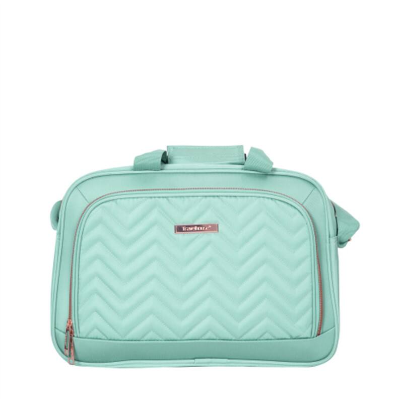 Alt View 4. HTUTWOO - Softshell Suitcase Spinner Wheels Terylene Luggage Sets - 4-Piece Set 16/20/24/28, Carry On Suitcase, Lightweight - Green.