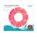 Pink Grapefruit Glitter Pool Float CocoNut FLOAT 42" 42" CoCoNut NEW 3-way Inflate Valve ages 8+