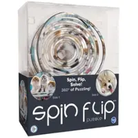 TCG Toys - Spin Flip Puzzle: Puppies & Kittens 2L-  2-In-1: Double-Sided Puzzle,8+ - Front_Zoom