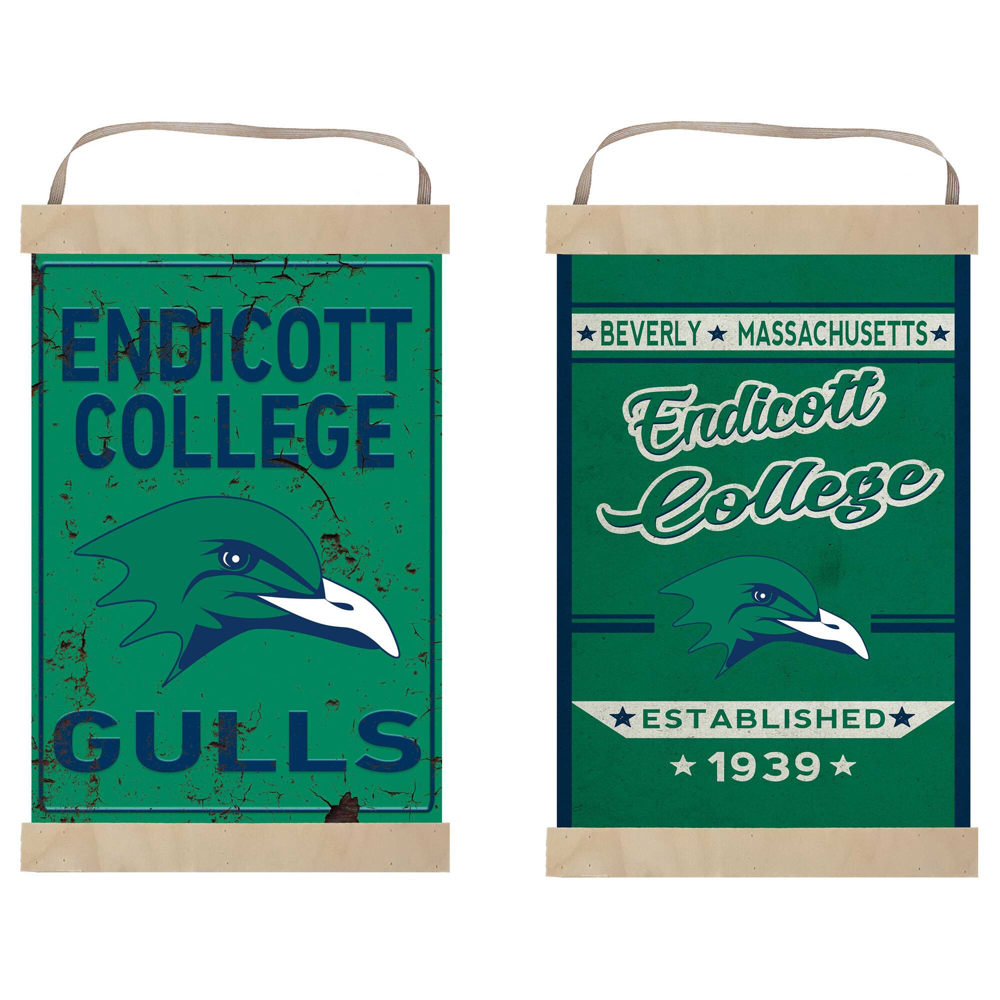 ENDICOTT COLLEGE  
BEVERLY, MASSACHUSETTS  
GULLS  
ESTABLISHED 1939