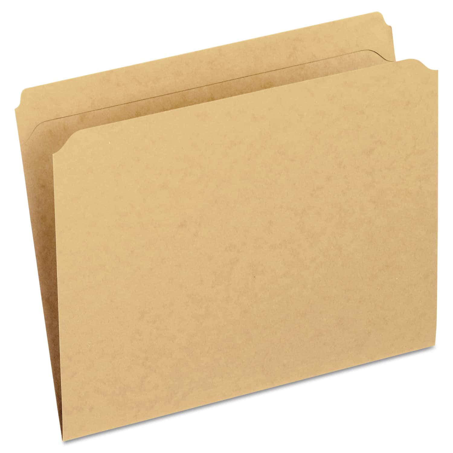 Tops Business Forms - Dark Kraft File Folders with Double-Ply Top, Straight Tabs, Letter Size, 0.75" Expansion, Brown, 100/Box