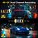 4K+2K Dual Channel Recording
4K UHD
150° Front
2K QHD
130° Rear