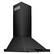 Left. ZLINE - 24" Externally Vented Range Hood - Black stainless steel.